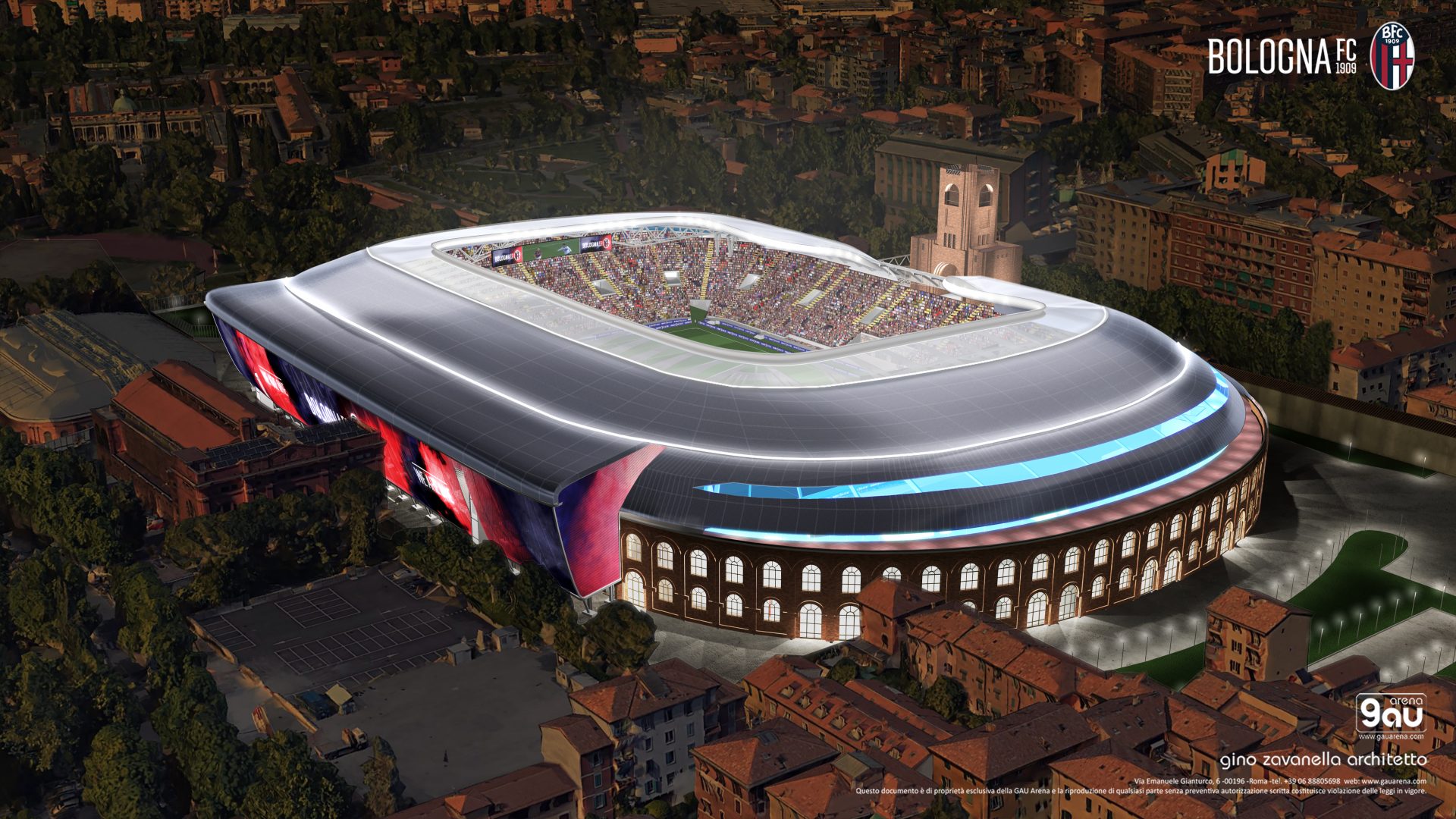 Nuovo Stadio Dall'Ara (© Bologna FC)