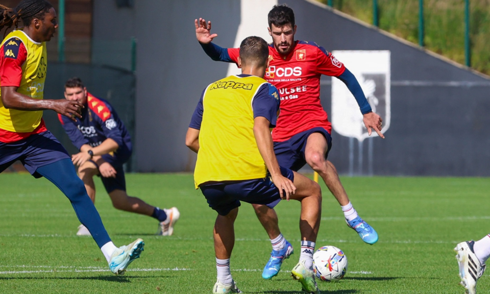 Genoa in allenamento