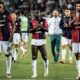 I giocatori del Cagliari post Udinese-Cagliari