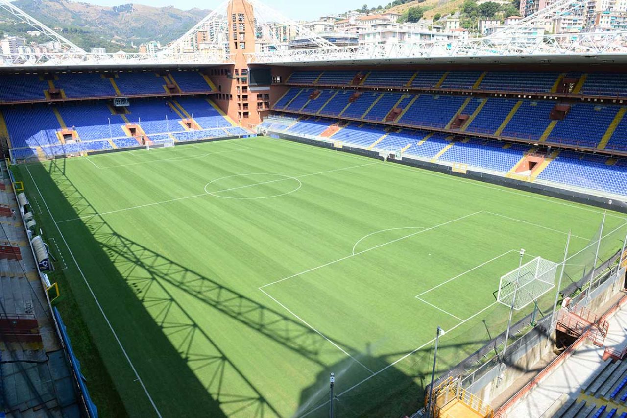 Lo Stadio Ferraris di Genova