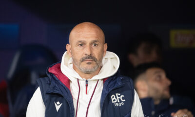 Vincenzo Italiano durante Bologna-Monaco (Foto di Damiano Fiorentini)