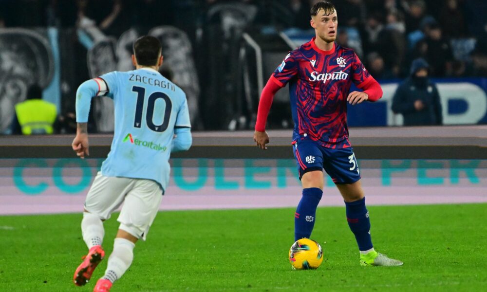 Sam Beukema in Lazio-Bologna (© Bologna FC 1909)