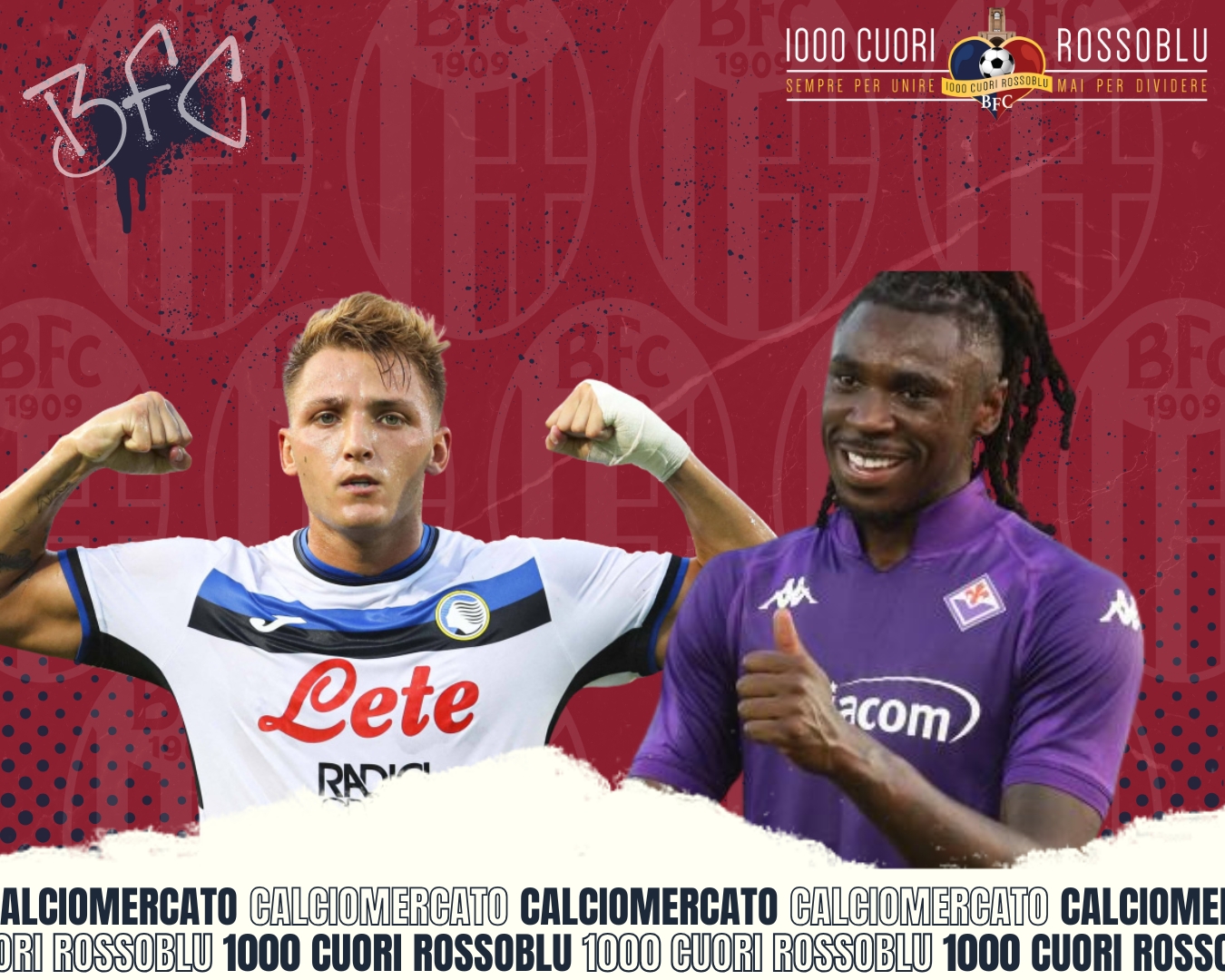 Calciomercato Bologna - Kean e Retegui