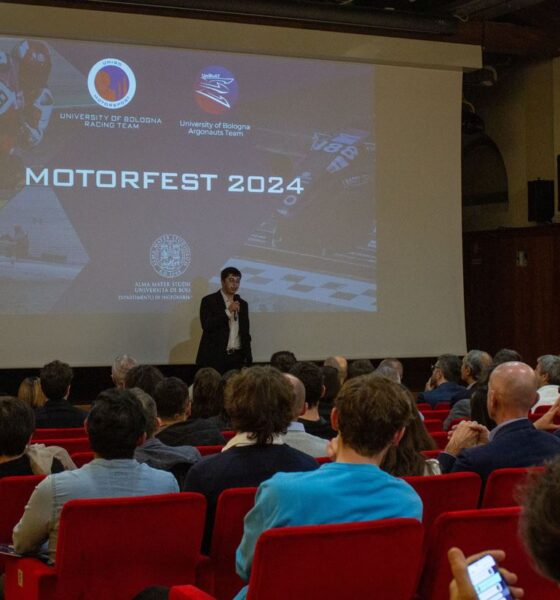 Discorso di Riccardo Lutti, Team Leader, durante il MotorFest 2024 di UniBo Motorsport