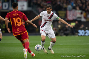 Remo Freuler in Roma-Bologna 1 a 3, stagione 23/24 (© Damiano Fiorentini))