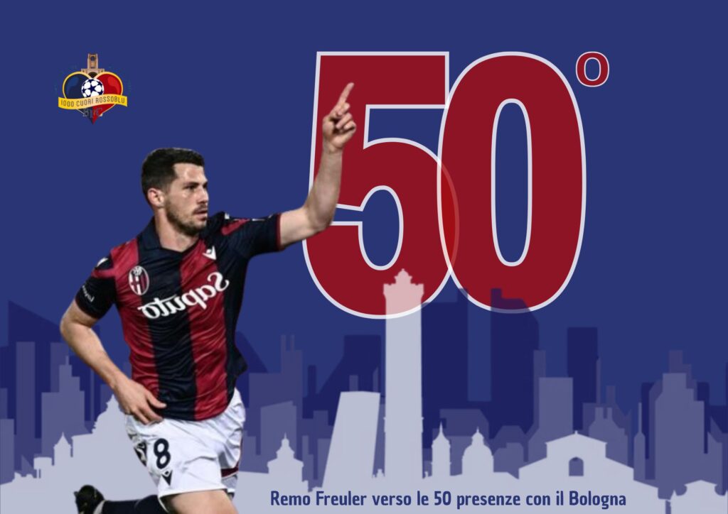 Remo Freuler verso le 50 presenze con il Bologna (© 1000 cuori rossoblù)