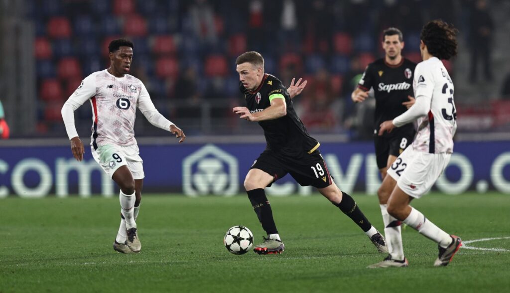 Lewis Ferguson in Bologna-Lille (Bologna Fc 1909)