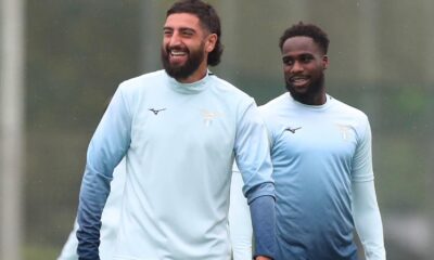 Lazio in allenamento