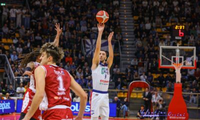 Riccardo Bolpin in Fortitudo Flats Service Bologna - Libertas Livorno (©Valentino Orsini - Fortitudo Flats Service Bologna)