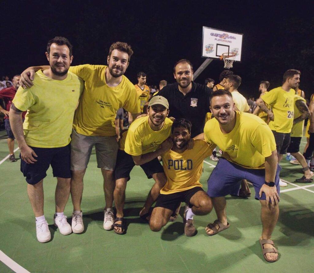 Il gruppo di Chiamarsi Minors durante il Torneo dei Giardini