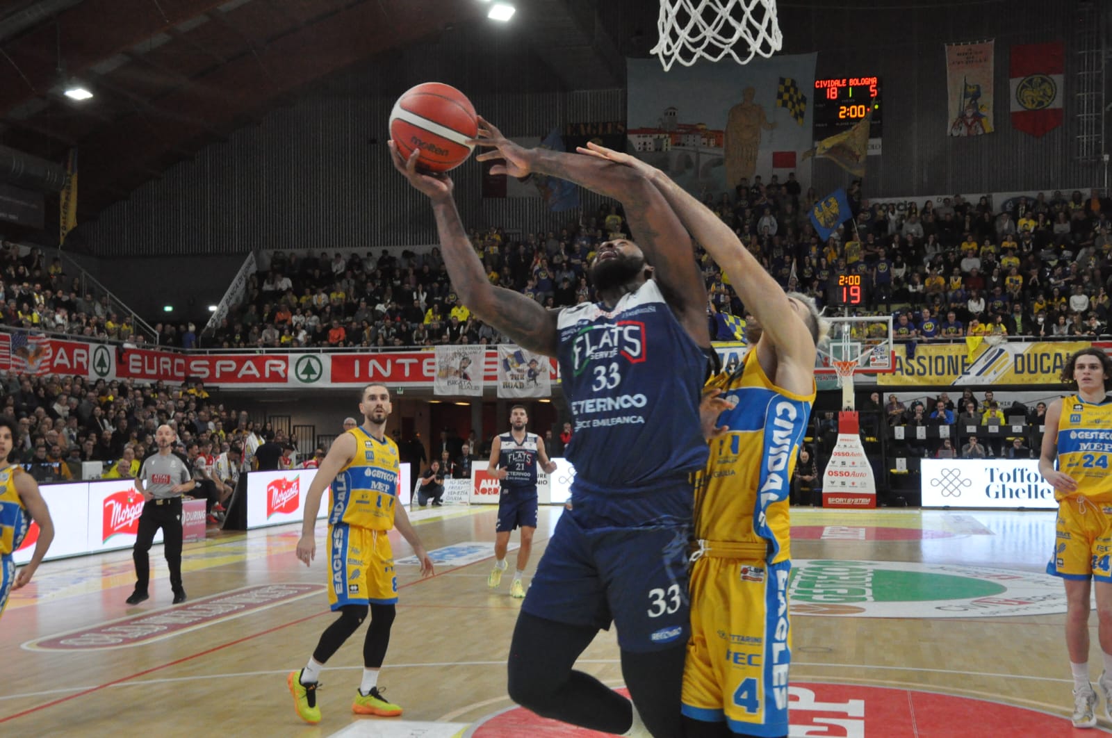 UEB Gesteco Cividale - Fortitudo Flats Service Bologna (©Mauro Donati- Fortitudo Flats Service Bologna)