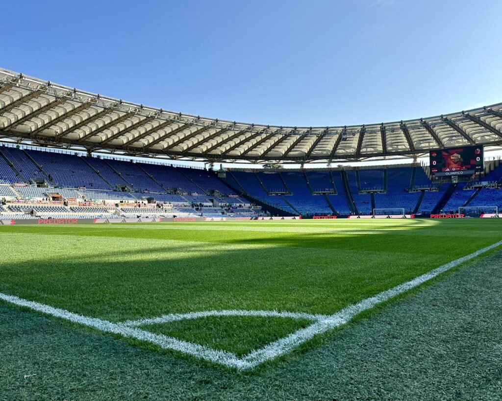 Lo Stadio Olimpico prima di Roma-Bologna (© FB Bologna FC 1909)