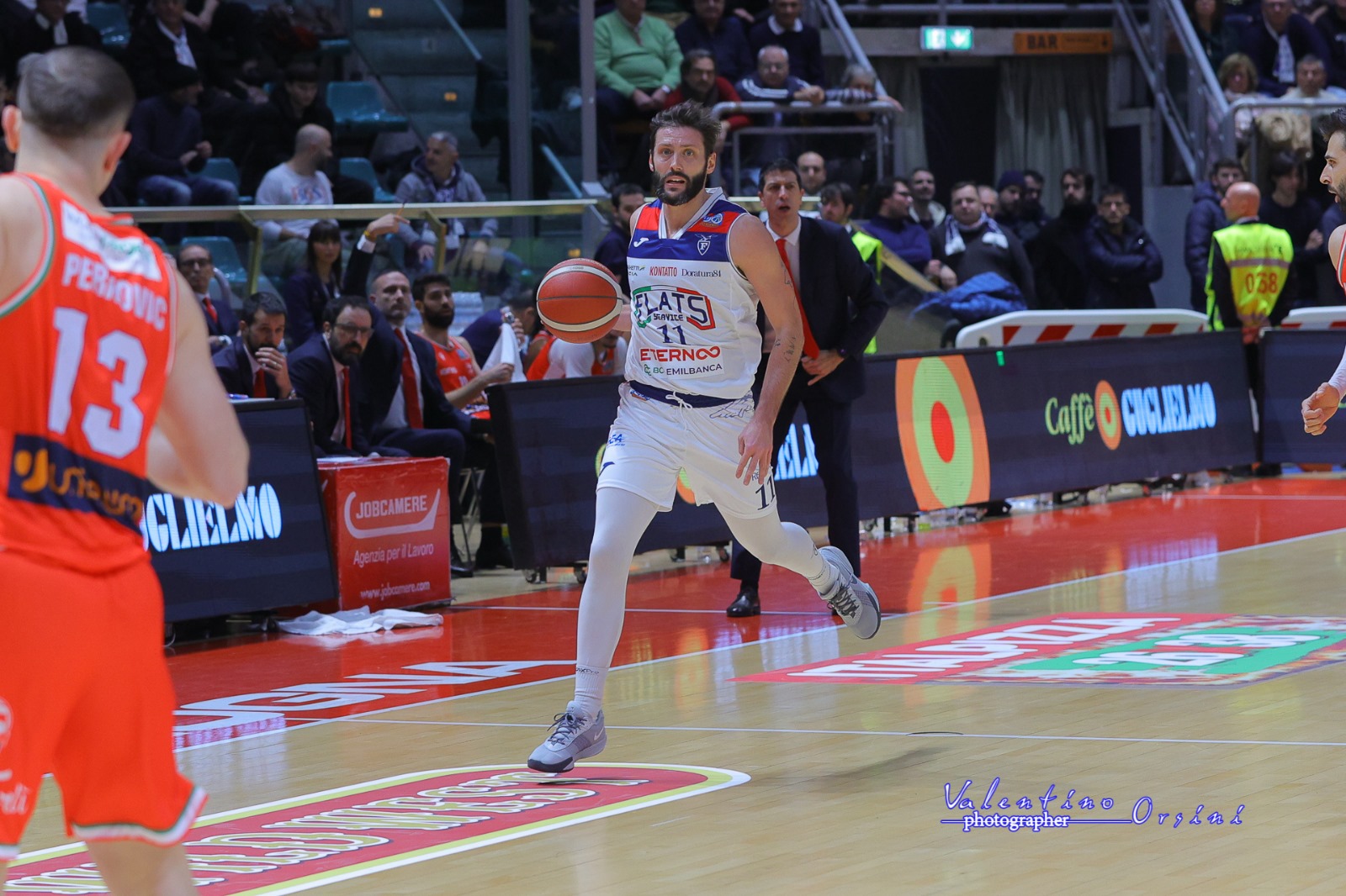 Alessandro Panni in Fortitudo Flats Service Bologna - Unieuro Forlì (©Valentino Orsini - Fortitudo Flats Service Bologna)