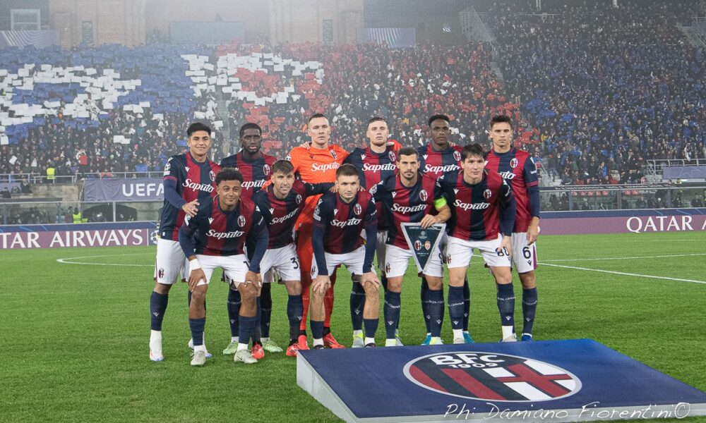 La formazione rossoblù in Bologna-Monaco di Champions League 2024/25