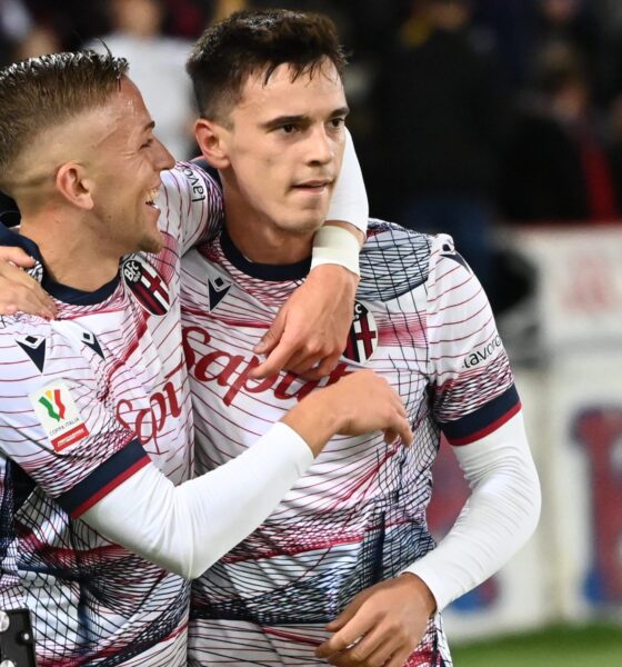 Jesper Karlsson e Nikola Moro (© Bologna FC 1909)