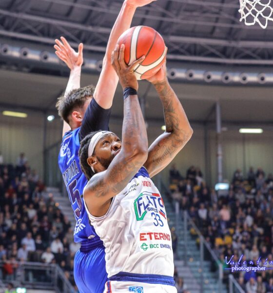 Deshawn Freeman in Fortitudo Flats Service Bologna - Valtur Brindisi (©Valentino Orsini - Fortitudo Flats Service Bologna)