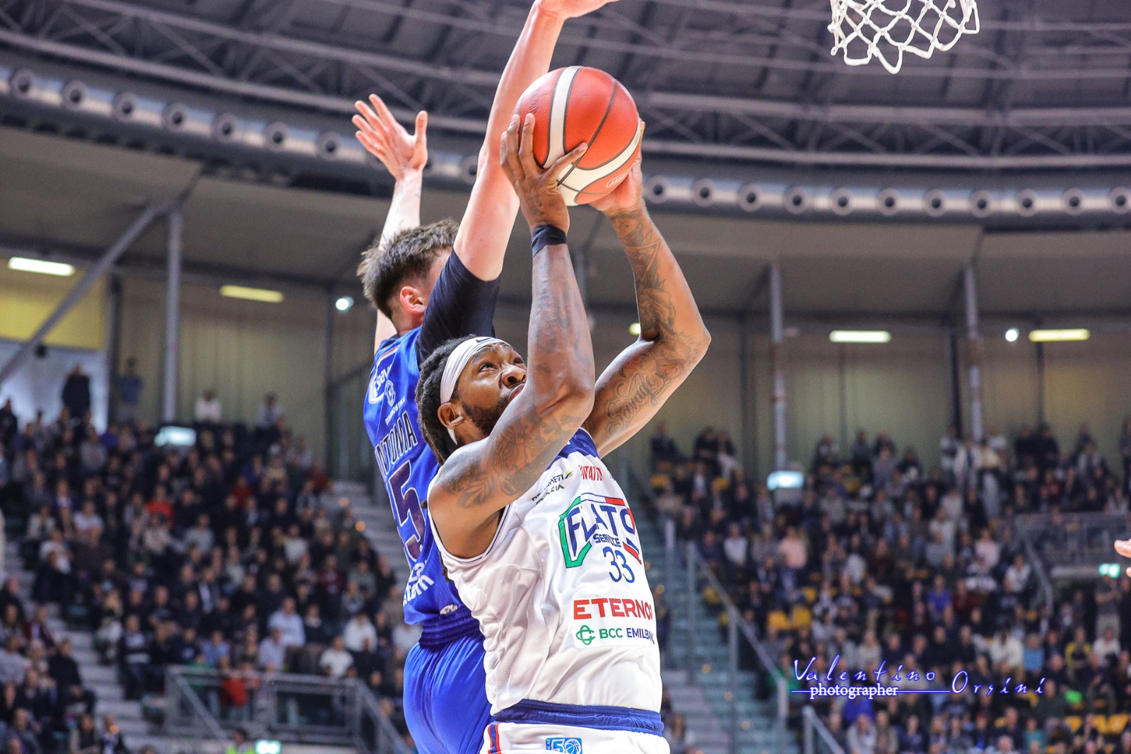 Deshawn Freeman in Fortitudo Flats Service Bologna - Valtur Brindisi (©Valentino Orsini - Fortitudo Flats Service Bologna)