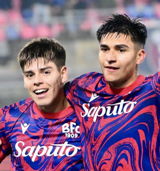 Santiago Castro e Benji Dominguez - Calciomercato -Coppa Italia (© Bologna FC 1909)