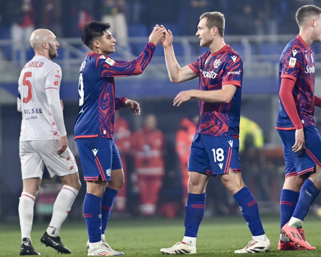 Santiago Castro e Tommaso Pobega (© Bologna FC 1909)