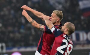 Jens Odgaard e Lorenzo De Silvestri (© Bologna FC 1909)