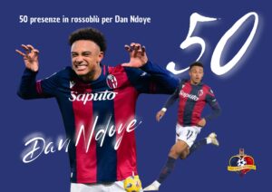 Dan Ndoye: 50 presenze in rossoblù 