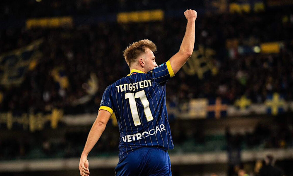 Casper Tengstedt, attaccante del Verona