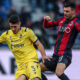 Roberto Soriano e Davide Faroni durante un Bologna-Verona