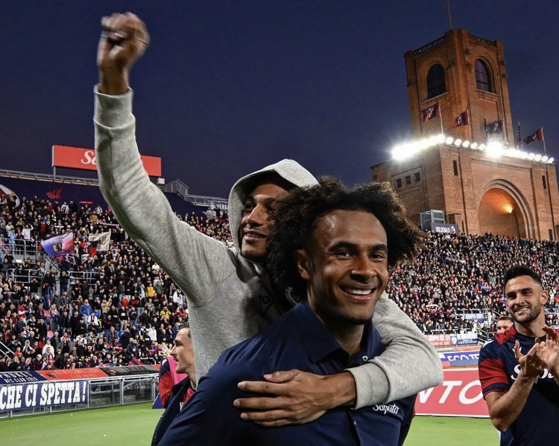 Dan Ndoye e Joshua Zirkzee (©Bologna FC 1909)