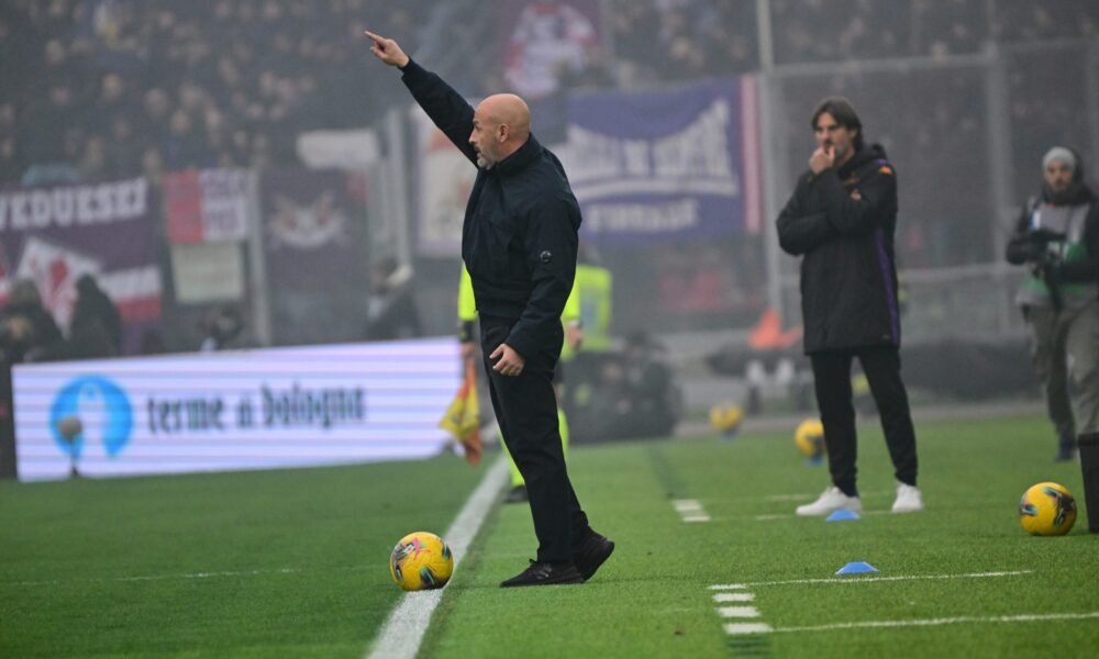 Vincenzo Italiano durante Bologna Fiorentina