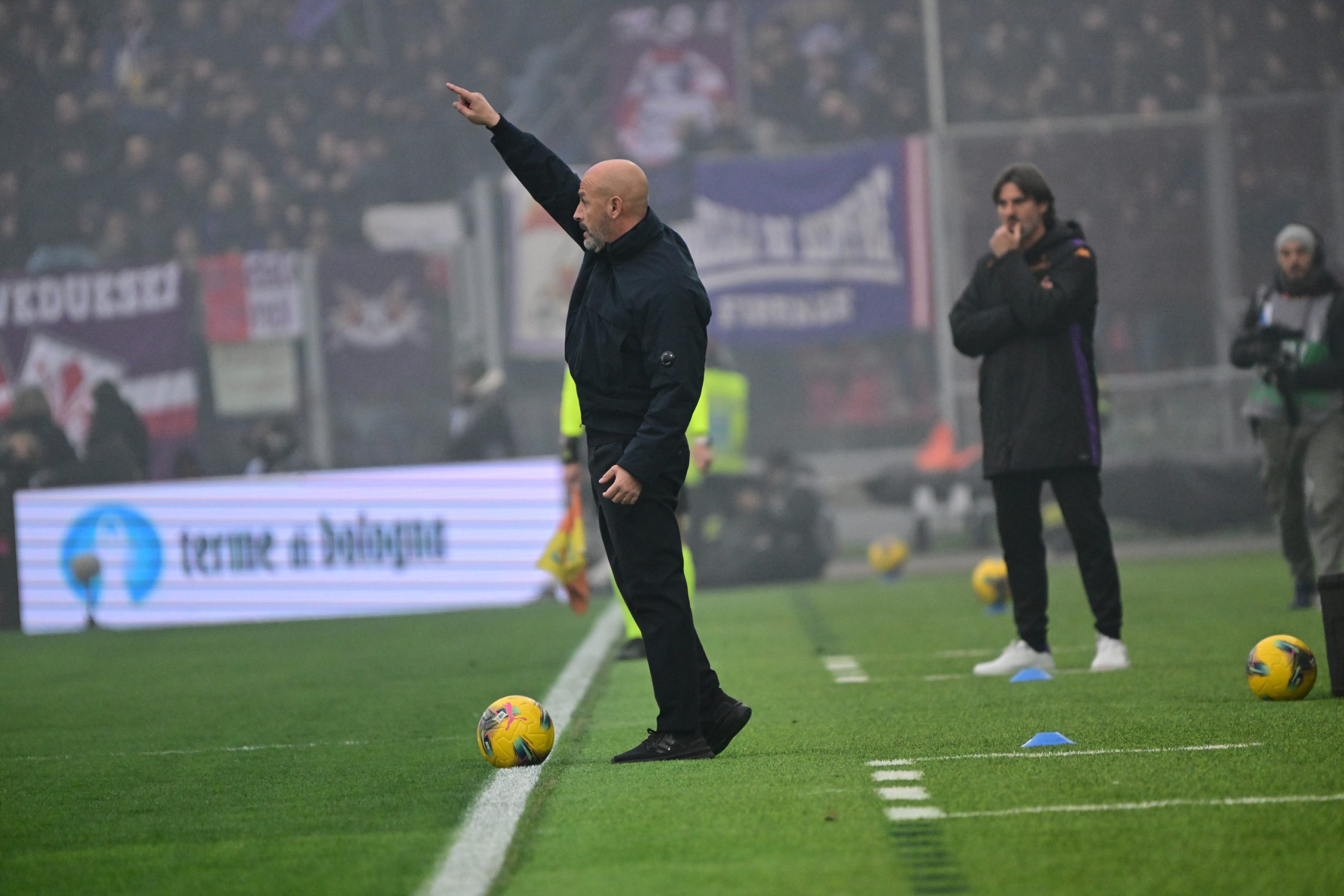 Vincenzo Italiano durante Bologna Fiorentina