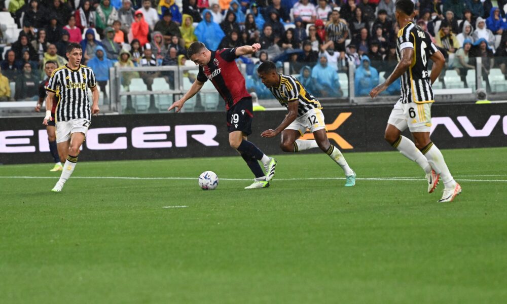 Ferguson in azione in Juventus-Bologna 2023/24