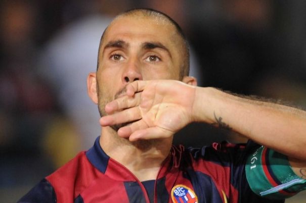 Marco Di Vaio con la maglia del Bologna