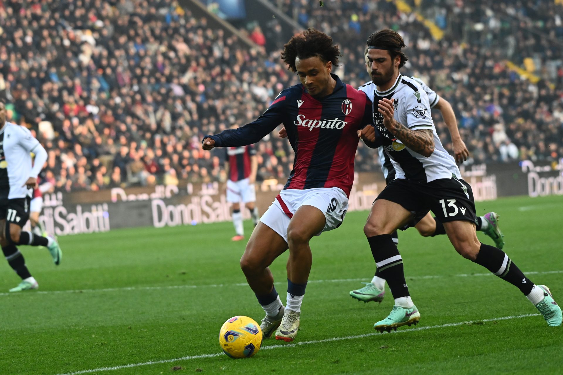 Zirkzee in Udinese-Bologna 2023/24