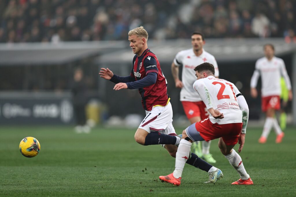 Odgaard in Bologna-Fiorentina (© Bologna FC 1909)