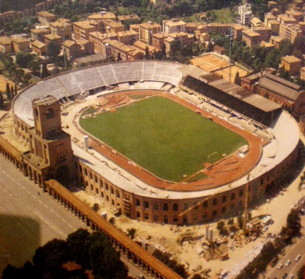 Stadio_Dall_ara_lavori_mondiali_1990 (Museo del Risorgimento - Museo della Certosa)