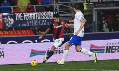 Santiago Castro in Bologna-Inter 2023/2024 (© Bologna FC 1909)