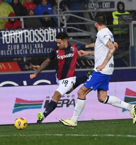 Santiago Castro in Bologna-Inter 2023/2024 (© Bologna FC 1909)