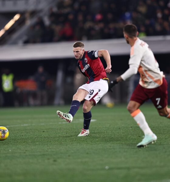 Lewis Ferguson durante Bologna-Roma (© Bologna FC 1909)