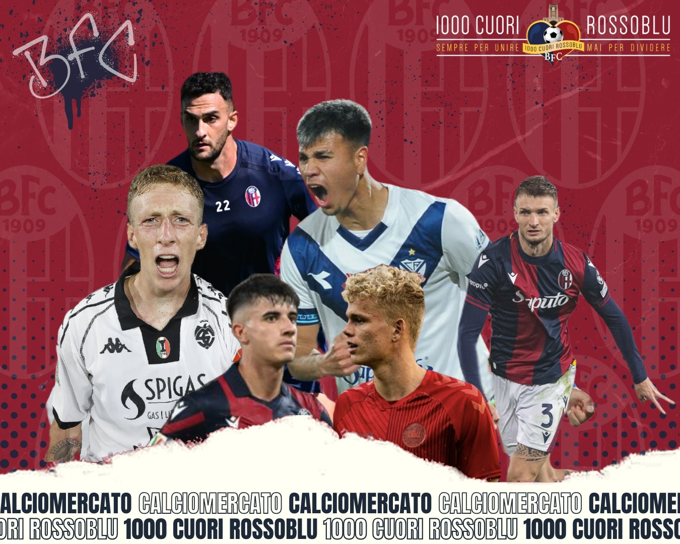 La situazione del mercato del Bologna al 5 di gennaio