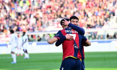 Nicolò Cambiaghi in Bologna-Cagliari (©Bologna FC 1909)